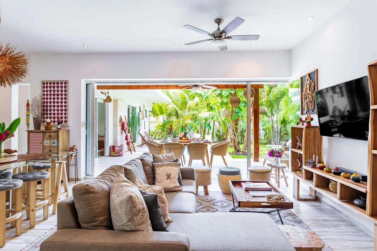 בית נופש טולום Villa Calma, Chic & Mexican Villa, A True Oasis Pool, Security מקסיקו